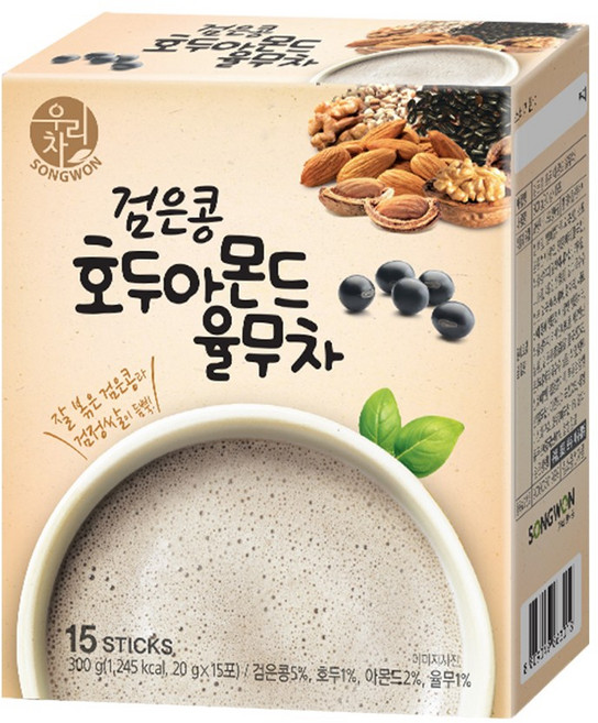우리차 17곡 검은콩차, 20g, 15개입, 2개