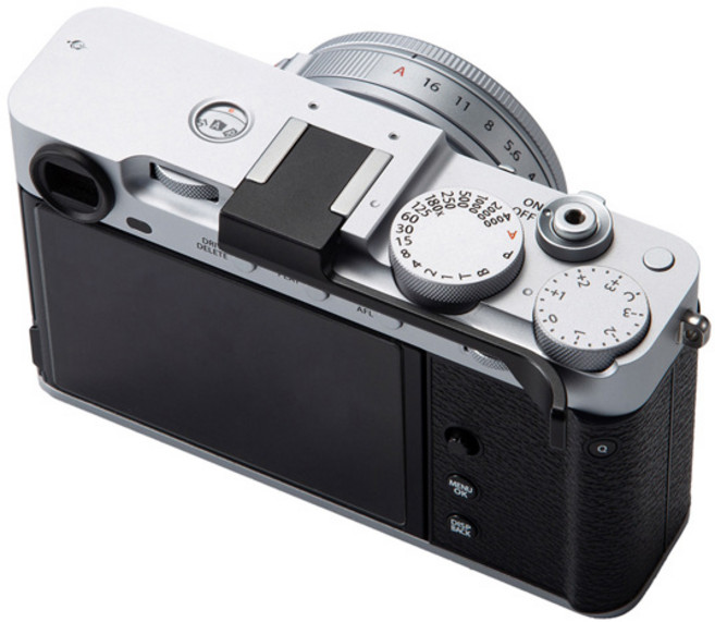 후지필름 후지 X-E5 XE5 메탈 썸업 그립 핫슈 커버 포함 썸업 핸드 그립 셔터 버튼 소프트 릴리즈 버튼, [01] for XE5 X-E5, [02] Thumb Up Grip 01