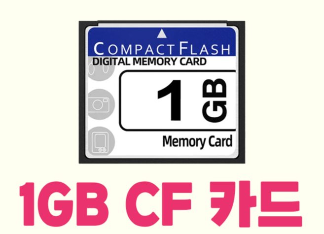 CF 메모리카드, 1GB, 1개