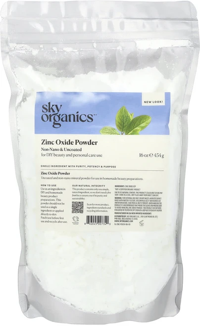 스카이오가닉스 징크옥사이드 분말 454g(16oz), 6개 - 쿠팡
