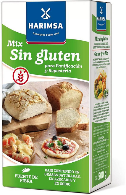 스페인 하림사 Harimosa Sin Gluten 글루텐 프리 밀가루, 6개, 500g