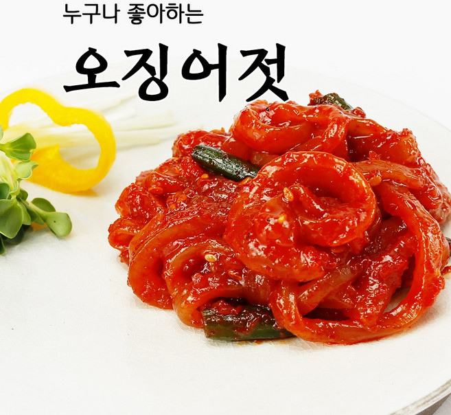 속초젓갈 동해랑 실속 오징어젓 반찬 풍미식품, 400g, 1개