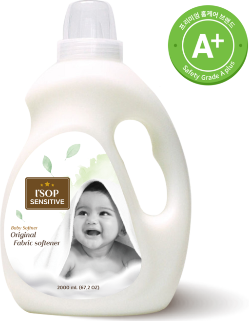 아이솝 센서티브 신생아 아기 섬유유연제 베이비파우더향, 1개, 2L