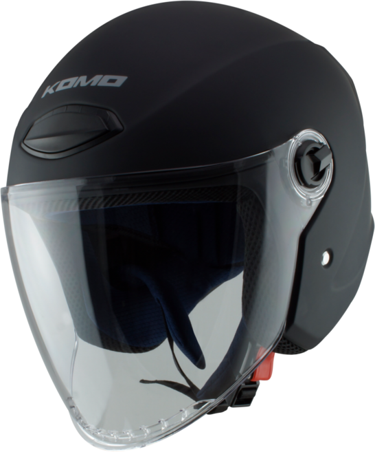 코모 디라이트 D-LIGHT 초경량 오픈페이스 헬멧, 무광블랙