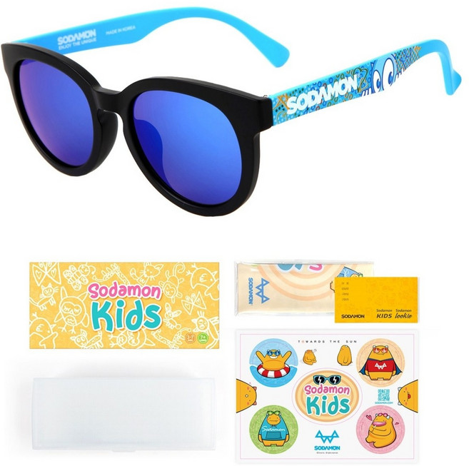 소다몬 키즈 소아용 키즈 어린이 선글라스