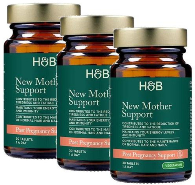 홀랜드앤바렛 뉴 마더 서포트 임산부 서포트 Holland & Barrett New Mother Support, 3개, 30정