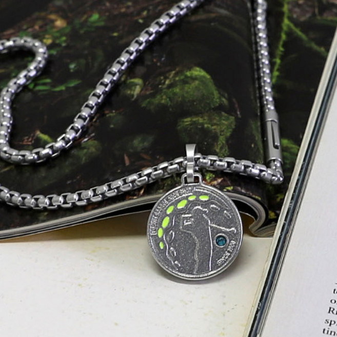 [포슘코리아] 나이스샷 마그네슘 건강목걸이 남성 여성/스포츠목걸이/헬스/운동/야구/골프/기능성/부모님선물/피로회복, M 50cm, 그린, 1개