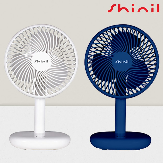 신일 무선선풍기 탁상용 선풍기 사무실 캠핑용 무소음 소형 선풍기 BLDC, 네이비