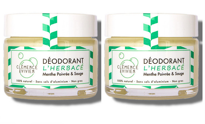CLEMENCE VIVIEN 데오드란트 밤 세이지 민트 로즈마리 50g x2개