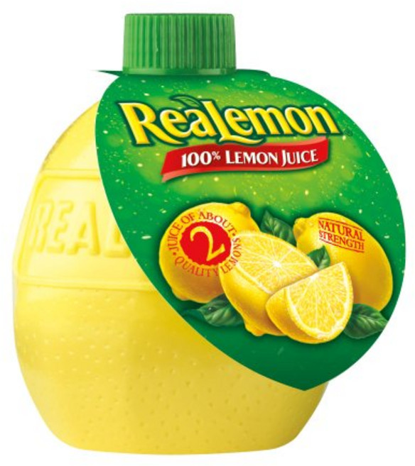 리얼레몬 100% 레몬 주스 2.5 온스 리얼레몬 100% 레몬 주스 2.5 온스