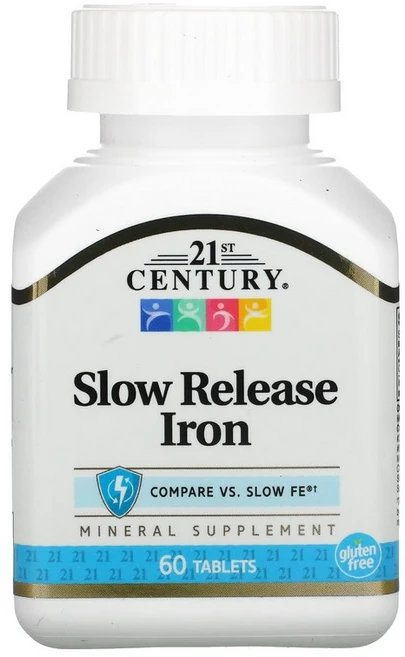 21세기 센츄리 슬로우 릴리즈 철분 서방형 60정, 1개 - 쿠팡