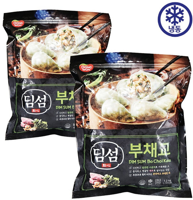 코스트코 동원 딤섬 부채교 아이스포장, 2개, 1.2kg, 2개