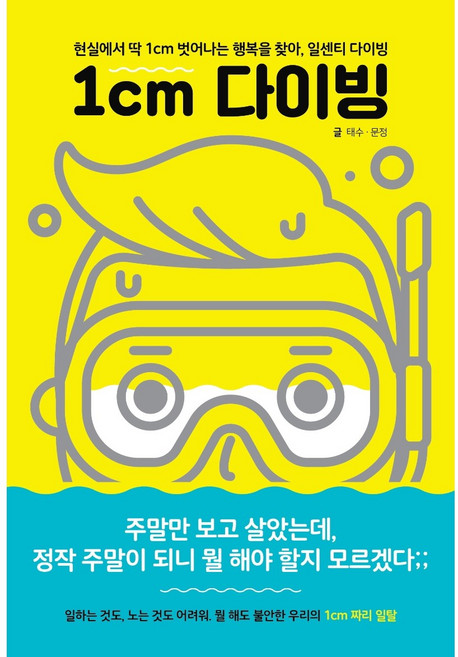 1cm 다이빙:현실에서 딱 1cm 벗어나는 행복을 찾아 일센치 다이빙, 피카(FIKA), 태수문정