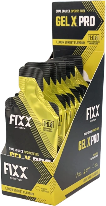 FIXXNUTRITION 픽스뉴트리션 젤엑스프로 에너지젤 레몬맛 1박스 (8개입), 8개, 40g - 쿠팡