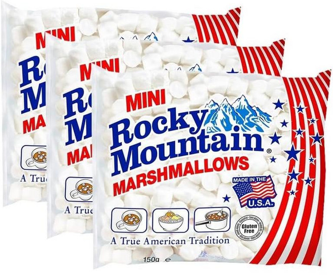 Rocky Mountain 쁘띠 마시멜로 미니 핫초코 쫀득쿠키 150g 3개, 3세트, 450g
