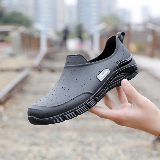 남성 프리미엄 초경량 방수 워킹 레인 부츠 내유성 미끄럼방지 작업화