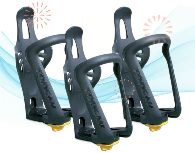 Topeak 토픽 바이크 컵 홀더 모듈라 EX 물통 케이지 - 블랙 7.3 x 8.5 16.3 cm XO