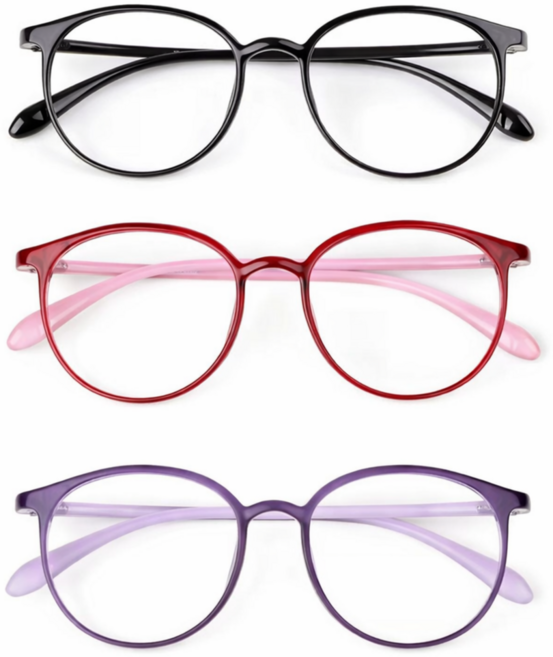 초경량 남자 여자 노안 블루라이트 차단 렌즈 안경 뿔테