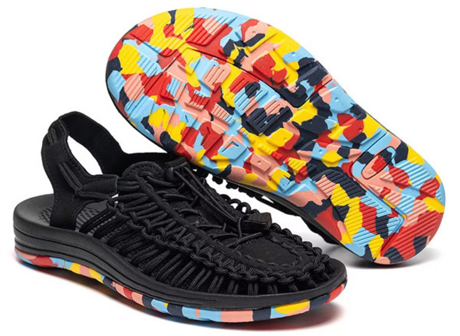 母子鱷魚戶外手工編織涼鞋(BFF 5805)男女款-山系機能時尚