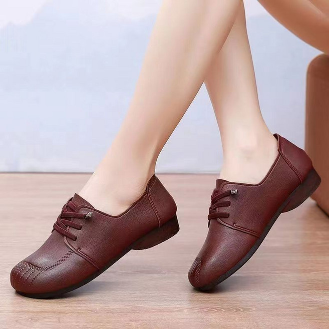 Angel 봄여름 로우탑 소고무창 속굽 컴포트 펌프스 여성 캐주얼화