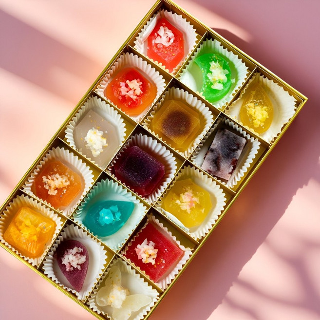 미국 실키잼 실키젬 30가지 시그니처 보석 캔디 사탕 과일 및 플라워 맛