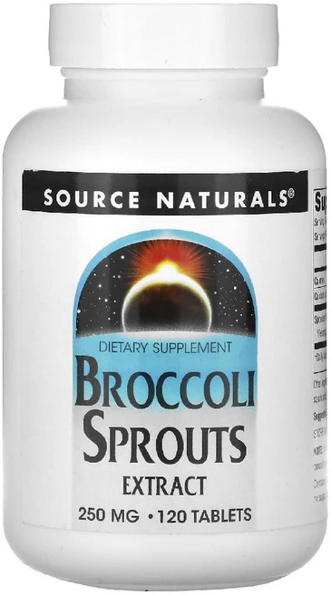 소스 내추럴스 브로콜리 새싹 추출물 120정 (1정당 125mg), 1개 - 쿠팡