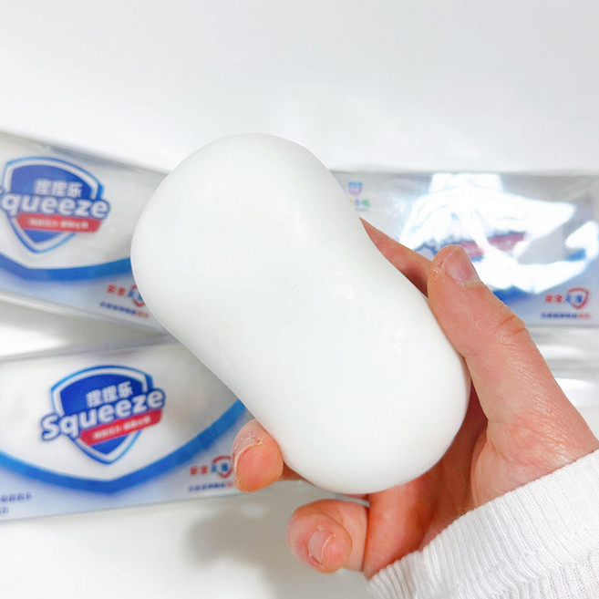 비누 슬랑이 크런치, 1개, 100g, 화이트