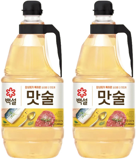 백설 맛술 생강, 1.8L, 2개
