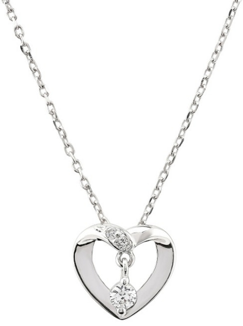 골드몬 925 실버 오픈 하트 목걸이