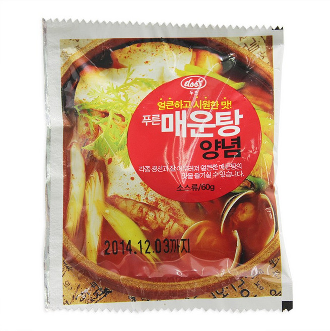 푸른식품 매운탕 양념소스, 60g, 20개