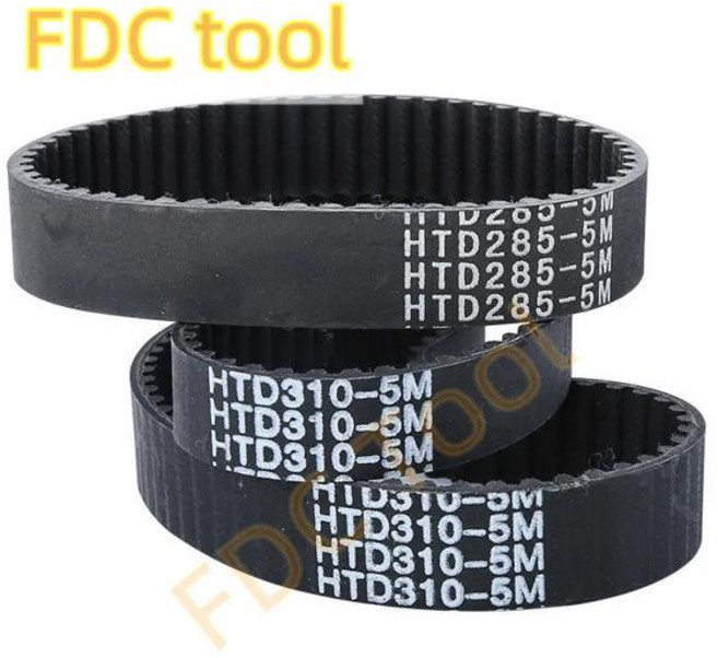 HTD5M 타이밍 벨트 Length415 420 425 430 435 440 445 450 460 465 mm Width10/12/15/20/25/30mm HTD 5 M, 06 18mm, 08 5M-415mm(83 Teeth)