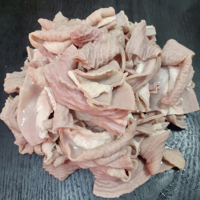 냉장슬라이스돼지곱창(소창 쨈창), 5개, 200g