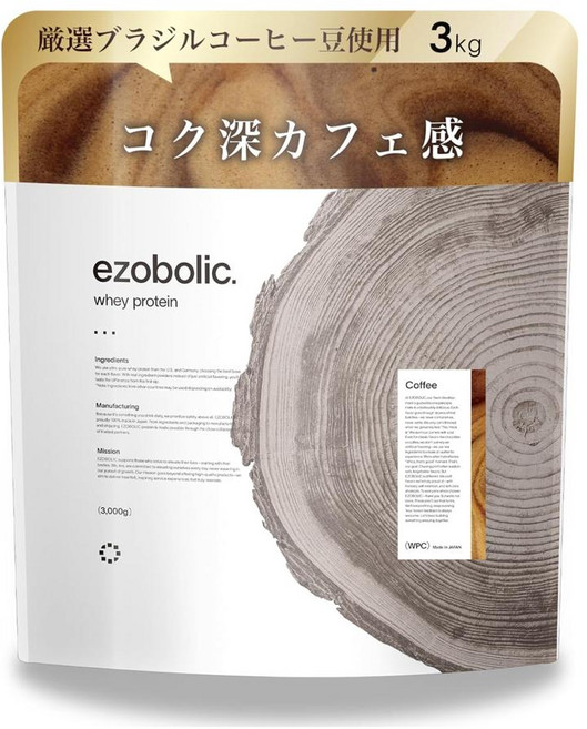 EZOBOLIC 에조볼릭 웨이프로틴 커피맛 3kg WPC 비타민 홋카이도, 1개