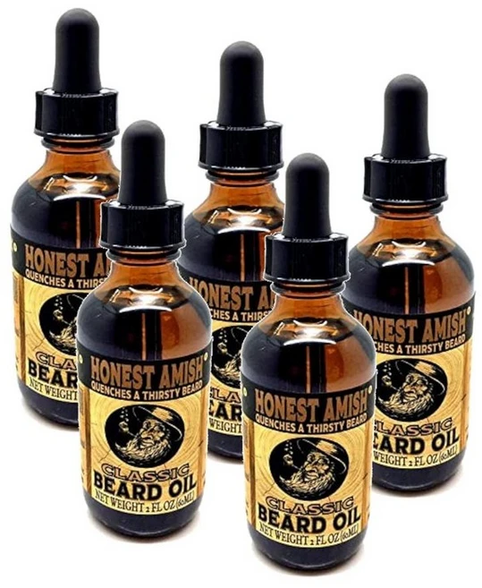 어니스트 아미쉬 클래식 비어드 수염 오일 Honest Amish Classic Beard Oil, 5개, 60ml - 쿠팡