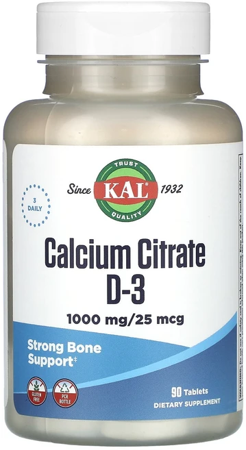 KAL 구연산 칼슘 D-3 90정, KAL 구연산 칼슘 D3 90정, 1개 - 쿠팡