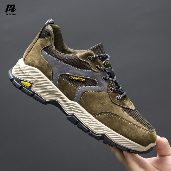 HAM 남자 런닝화 겨울신상 스니커즈 남자아웃도어 트레킹 빅사이즈 남자화
