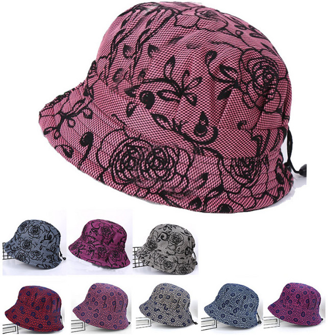 디앤몰 엄마 할머니 중년여성 산책 나들이 버킷햇 보냇 숏챙 중년 벙거지 모자 H129