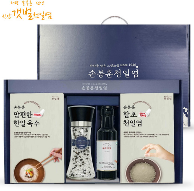 [손봉훈 천일염]요리의정석 4종선물세트 B, 1.44kg, 1개