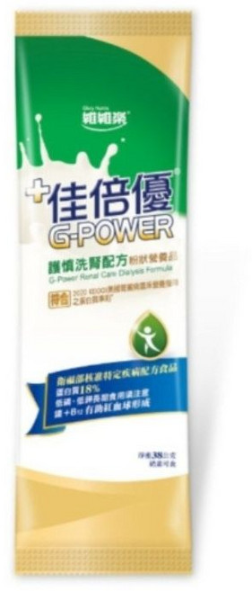 佳倍優 G-POWER 護慎洗腎配方 38公克/包, 1個