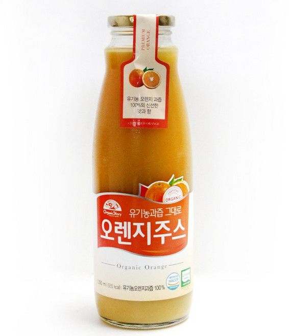 오가닉스토리 유기농 과즙그대로 오렌지주스, 단일속성, 없음, 1개, 1L