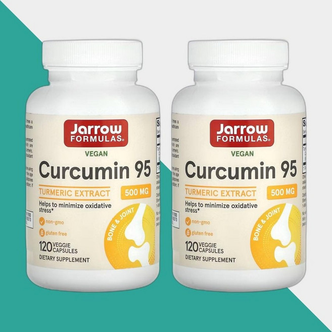 자로우 커큐민 500mg 120캡슐 강황 추출물 Curcumin 2개, 120정