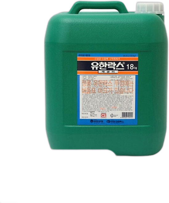 유한락스 레귤러 오리지날 말통 18KG 대용량살균 소독, 1개