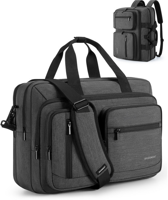 BAGSMART 대용량 백팩 남성용 노트북 책가방 3WAY 여행 가방, 1개, 001