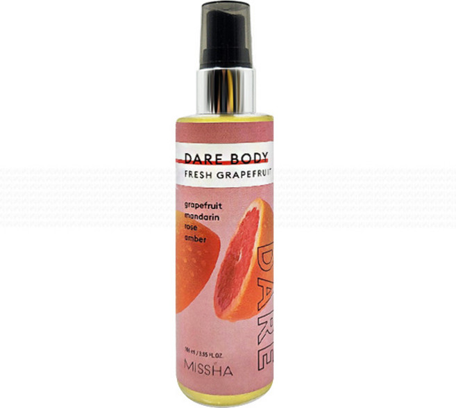 미샤 데어 바디 미스트 프레쉬 그레이프룻, 105ml, 6개