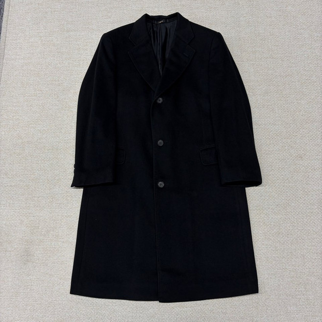 JK927 닥스 캐시미어 100 블랙 코트