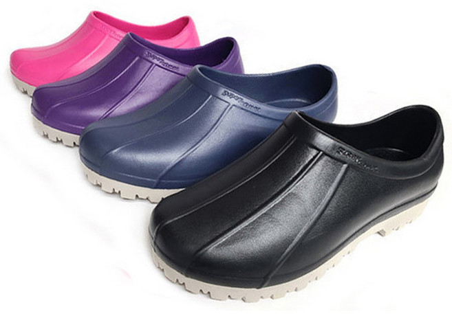 슈즈시티 EVA 조리화 주방화 미끄럼방지 논슬립 식당 방수 텃밭 농민화 고무신