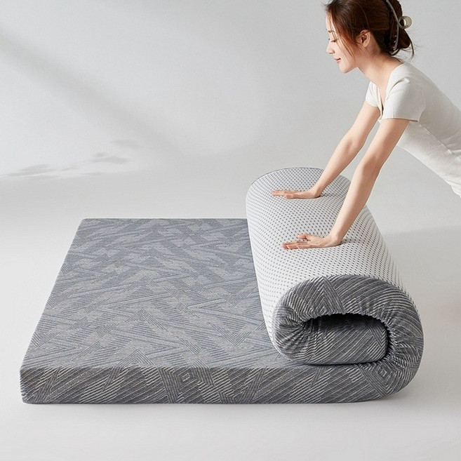 시스슈 편안한 스펀지 매트리스 고탄성 고밀도 바디핏 맞춤형 숙면템 매트리스, 8cm, 회색