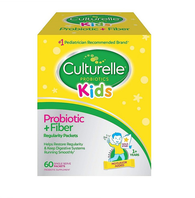 Culturelle Kids Probiotic & Fiber컬처렐 키즈 유산균 앤 파이버 60패킷, 1개