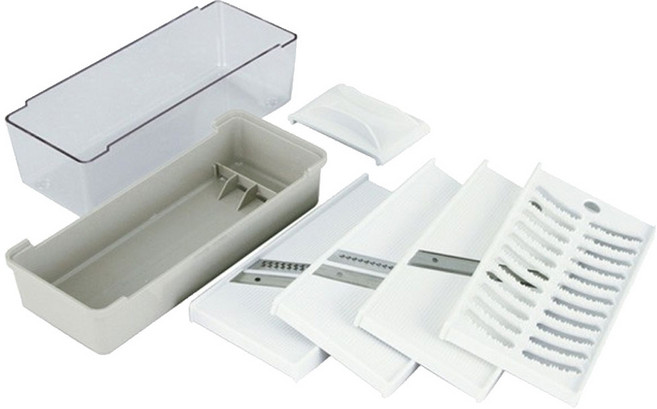 카이 채칼 만능채칼 채썰기 슬라이스 강판 양배추 썰기 세트, 1개