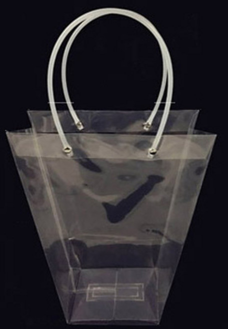 투명 화분 플라워 포장 손잡이 쇼핑백 10P, 10장